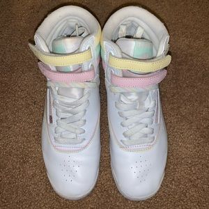 reebok freestyle hi x glow pastel ‘limited edition’ sneakers